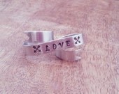 Crossed Arrows LOVE Ring - Trendy Jewelry - Double Ring