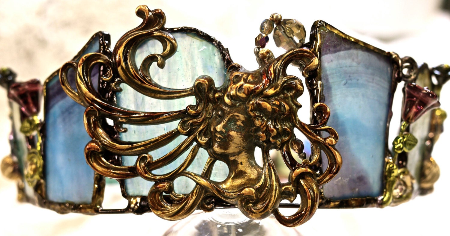 Art Crown - The Lady of the lake - One of a Kind Piece. Original