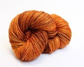 Aged Whiskey - superwash dk organic worsted yarn