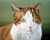 4 x 6 Custom Life Like Commissioned Pet Portrait Painting Makes a Great Gift