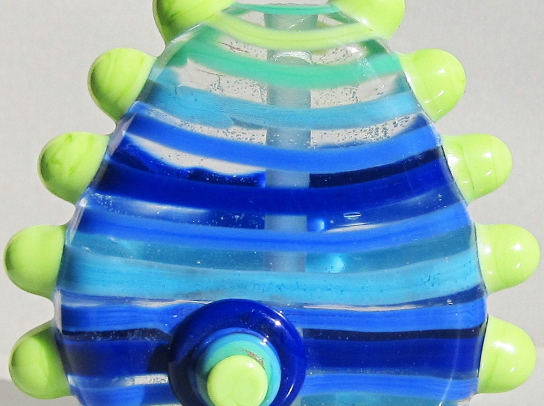 Laguna Focal--Handmade Lampwork Glass Bead