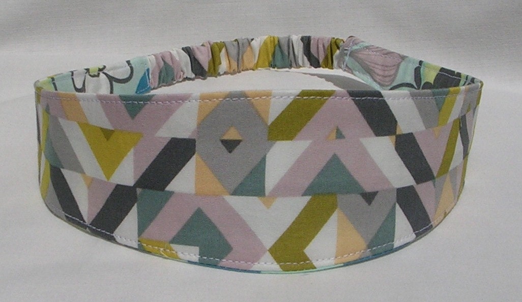 Reversible Fabric Headband Cosmopolitan revesible hairband women hair band, girl headband