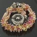 Oregon Sunstone Songea Sapphire Imperial Topaz Bangle Style Bracelet