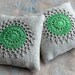Lavender sachets -- crochet motif -- set of 2