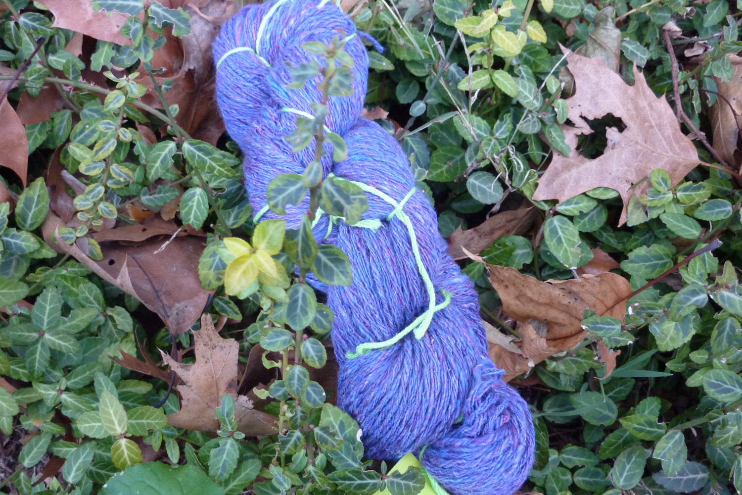 AMETHYST - 152 yards 4 ply Merino DK weight yarn - handspun