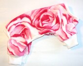 Canine Cozy Jogger Dog Pajamas Snuggy Rose print Fleece PJ's clothes for Dogs see size choices
