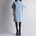 denim boat neck sack dress / s / m