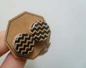 Chevron Wood Earrings