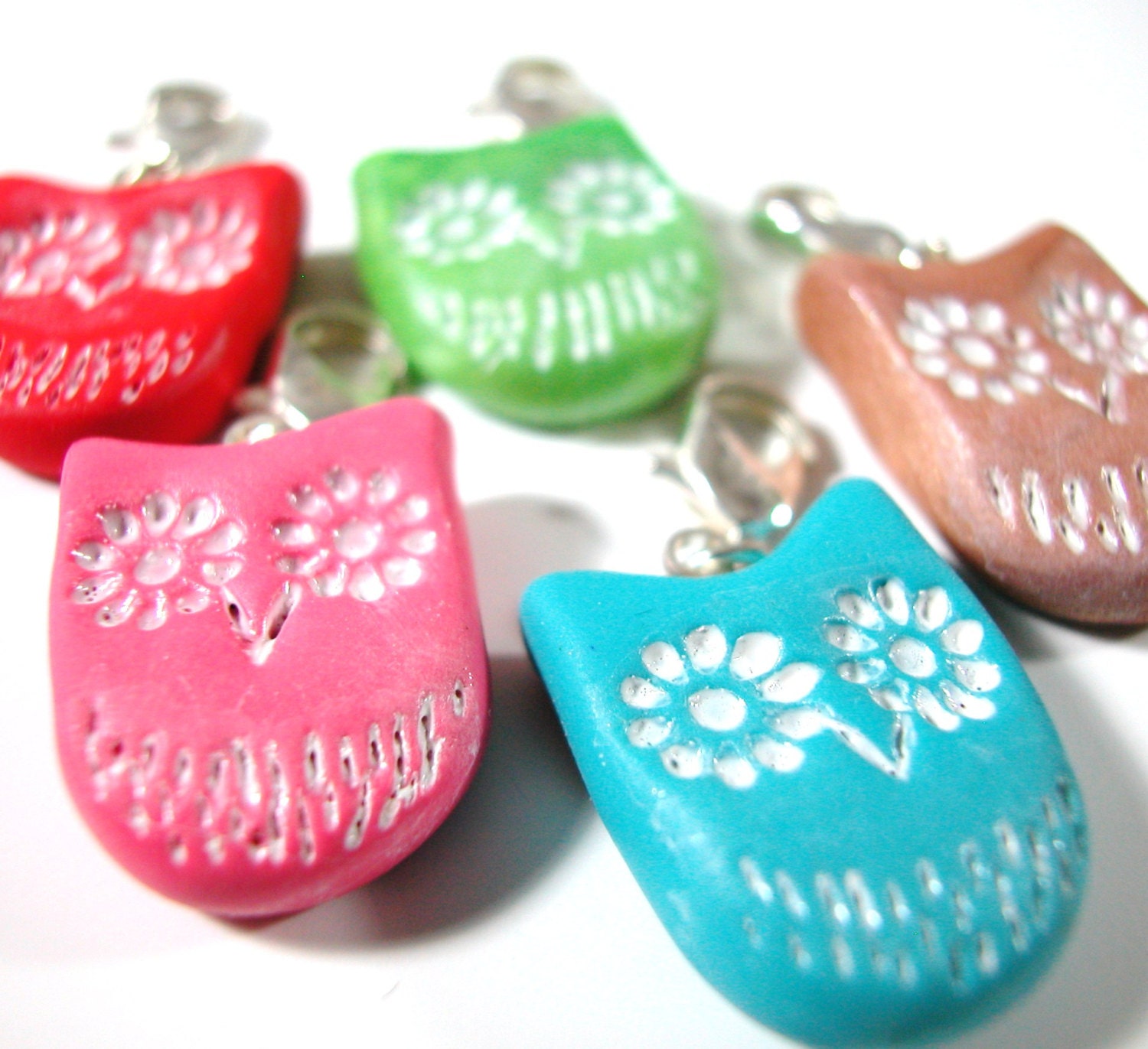 Wholesale 13 Owl Charms Zipper Pulls