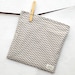 Grey Chevron - Large Reusable Sandwich Bag from green by mamamade
