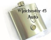 Flask Winchester bullet casing  stainless steel unisex guys girls bullet fans