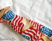 Mens Wonderful Patriotic American Flag Necktie