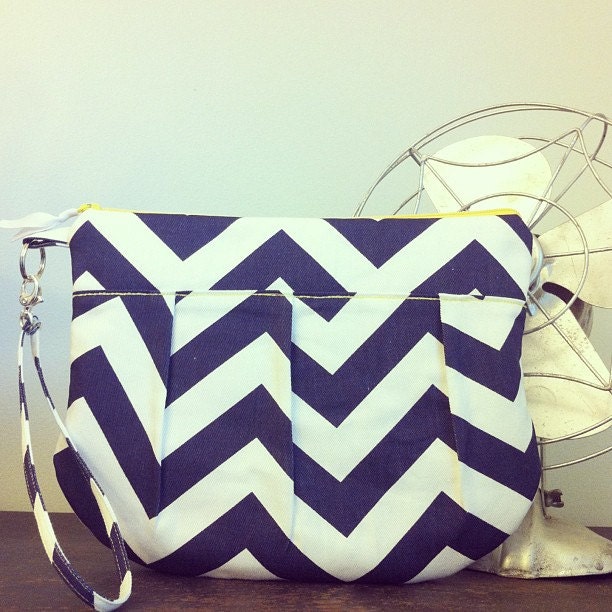 The Coleen - An Oversized Clutch - choose your Chevron color