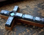 Blue Cosmos Confirmation Cross