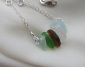 The Many Colors of beach Glass Sterling Necklace