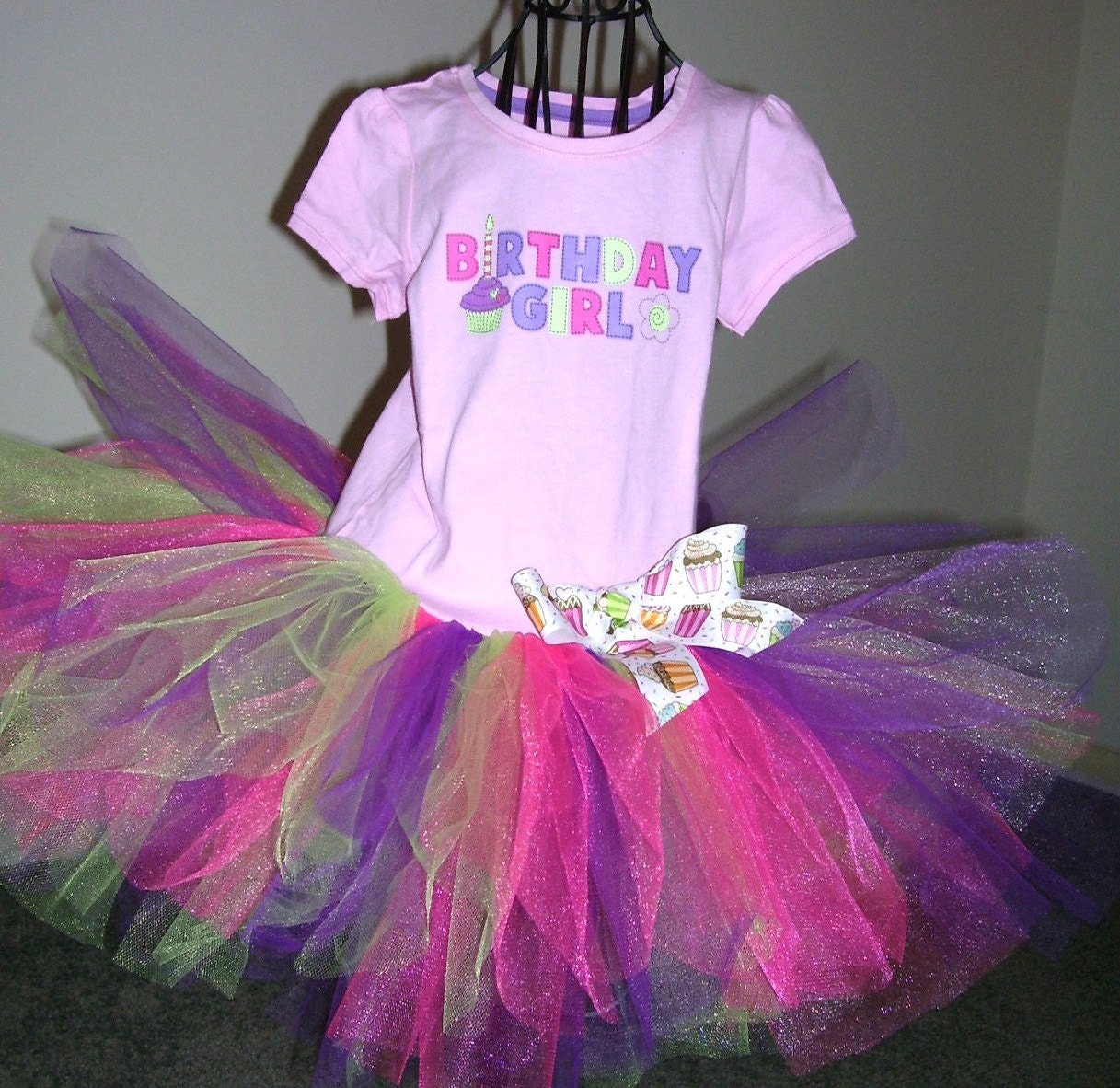 Birthday Girl  tutu dress  size 24 months..2t.4t....ready to ship