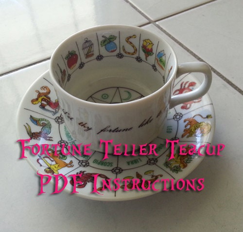 PDF Zodiac fortune teller tea cup instructions for International collectors guild fortune telling teacup