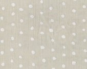 Nani Iro Pocho Japanese Fabric - wata double gauze - light beige grey