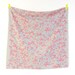 Nani Iro Japanese Fabric Little Letter A/W 2012 - metallic pink on grey