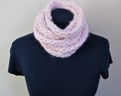 nob hill cowl // pale pink
