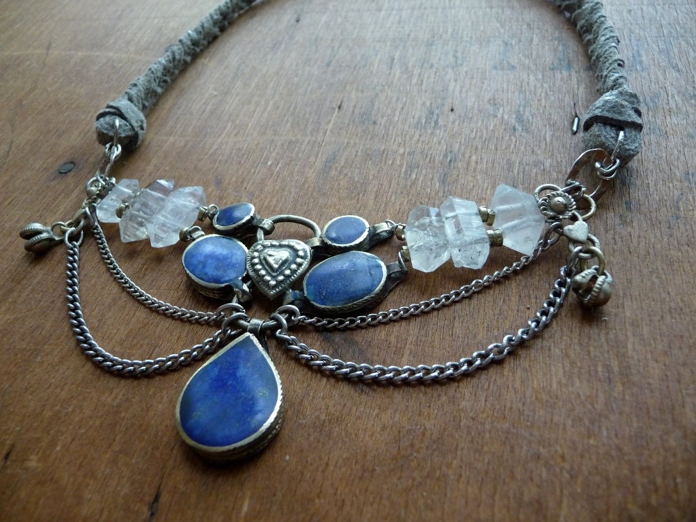 Braided lapis. Urban Amulet.  Made in Chicago