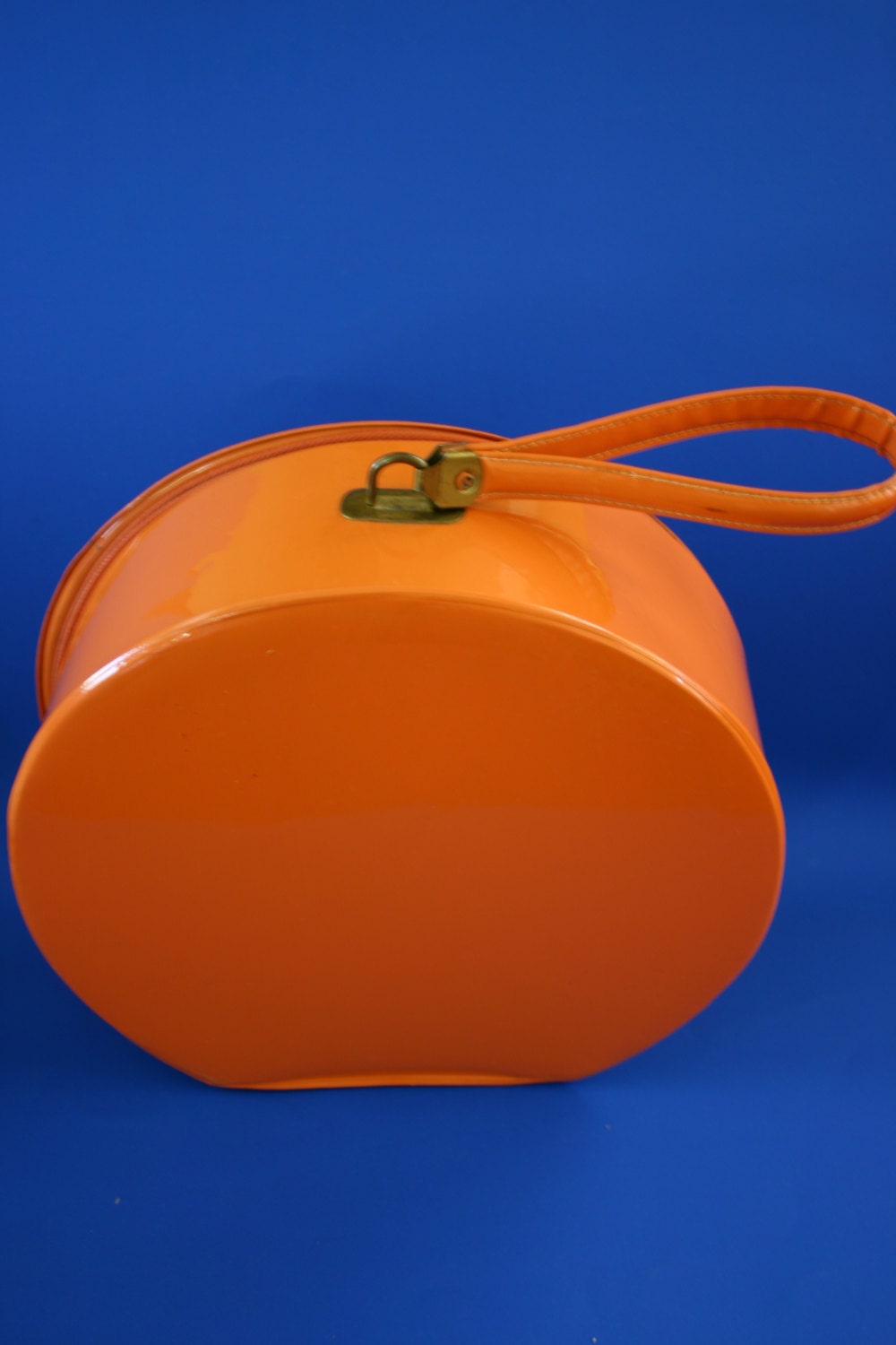 VINTAGE Orange luggage with FREE postage