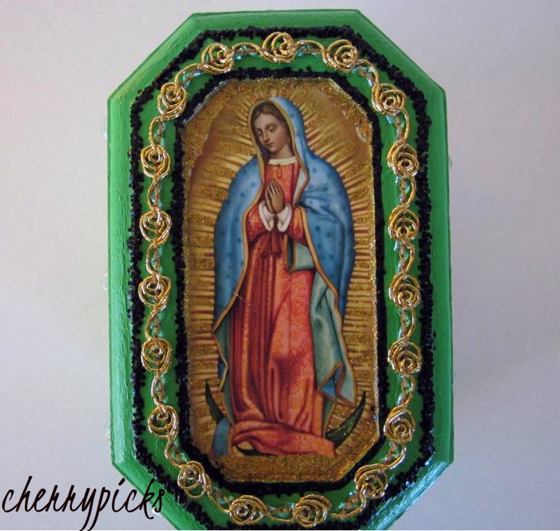 Our Lady of Guadalupe  Jewelry Box/Rosary Box/Prayer Box