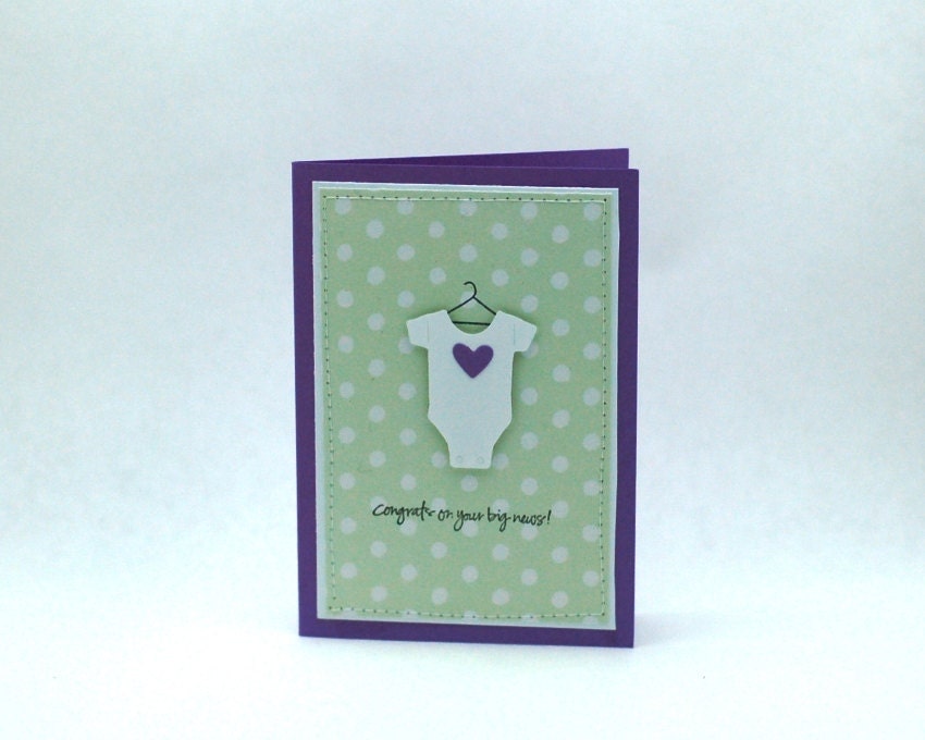 Congrats on your Big News Pregnancy Congratulations Card