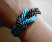 Nautical Sailor's Knot Bracelet - Sea Glass Love Knot - KNOTICAL KNOTION