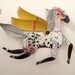 Pearl / Appaloosa Horse Articulated Decoration  / Hinged Beasts Series