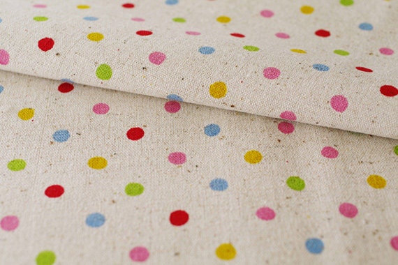 Pretty polka dot patterns - Japanese fabric
