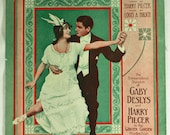Vintage Sheet Music The Gaby Glide 1911 dance and show tune