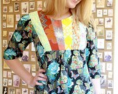 Anna Maria Horner PATTERN - Painted Portrait Blouse & Dress
