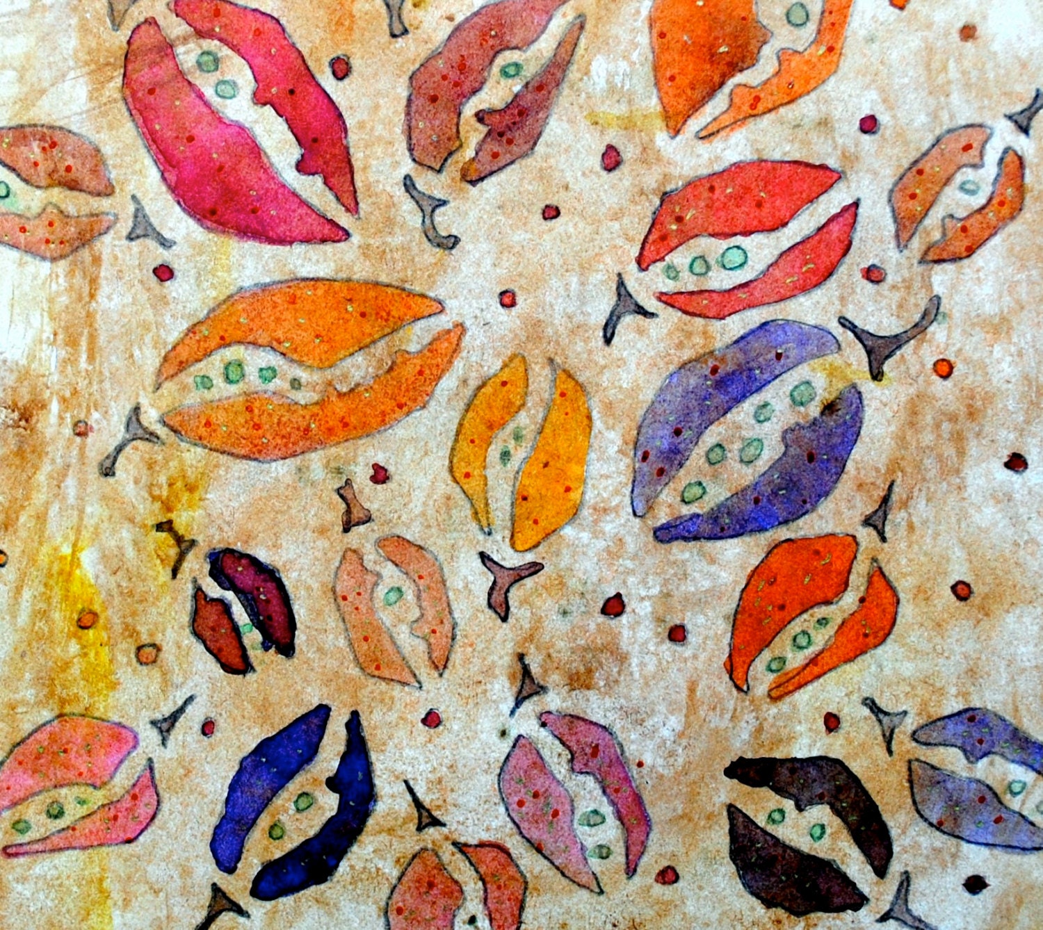 Mixed Media Art - Pods 2