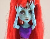OOAK Custom Create-A-Monster 3 Eyed Girl Monster High Repaint