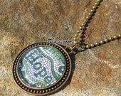 Hope Mosaic Art Print Pendant Necklace
