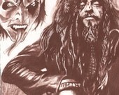 Rob Zombie....hand drawn