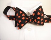 Hearts Self Tie Bow Tie