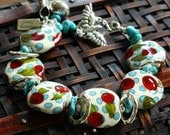 Rustic Melina Lampwork Artisan Bracelet