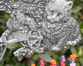 Here Kitty, Kitty (Silverplate Spoon Wind Chime)