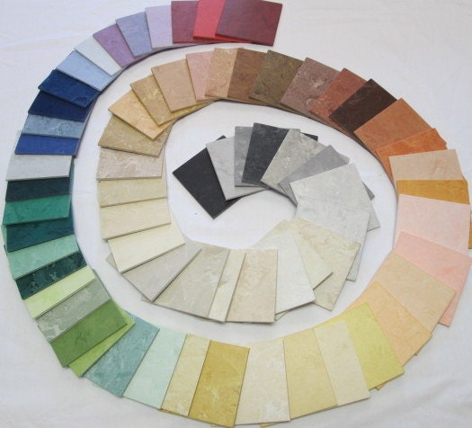 AB46 Vinyl Composition Tile Sample Chips - Lot of 70