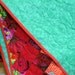 Full/Queen Quilt in Kaffe Fassett  Oranges and Reds Trip Around The World Design