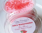 Juicy Watermelon scented Soy Blend Cozy Melt Cup