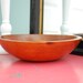 Vintage Wooden Primitive Dough Bowl Munising