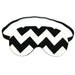 Black Chevron Sleep Eye Mask