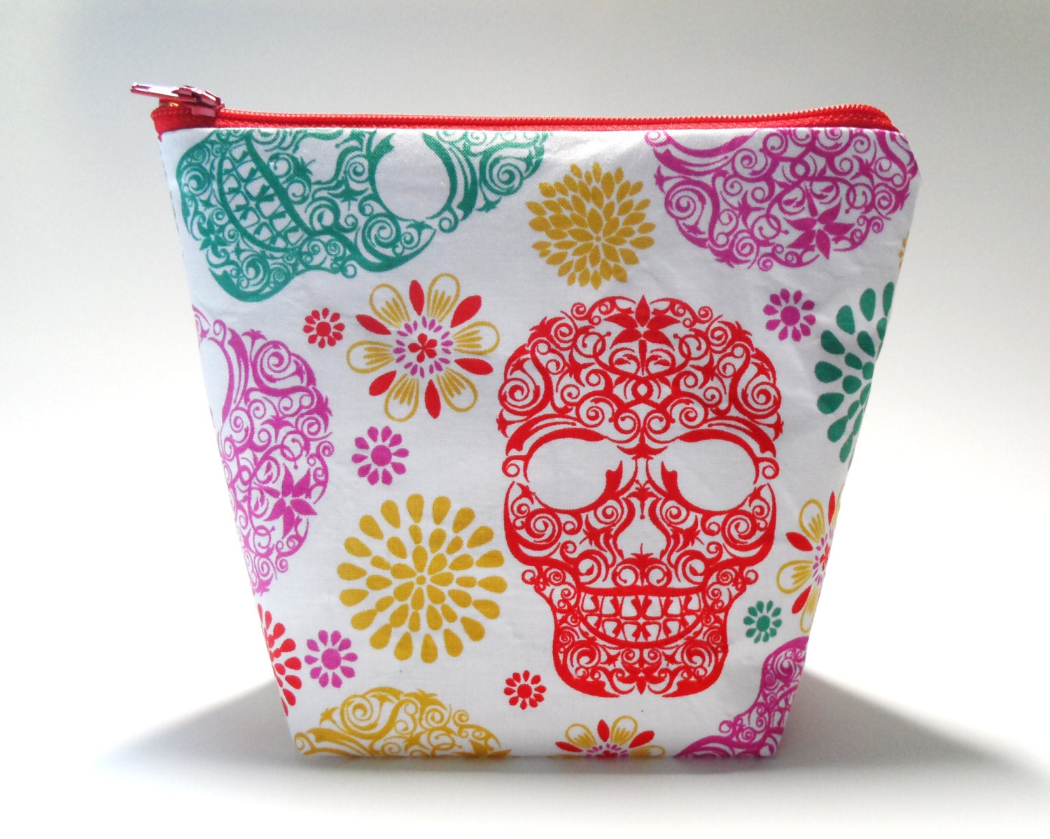 Giant Sugar Skulls Cosmetic Pouch