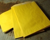 Bright Yellow Goody Bag --Party Favor, Paper Bag - Gift -- set of 20 -- 4 3/4 X 6 3/4 Il_170x135