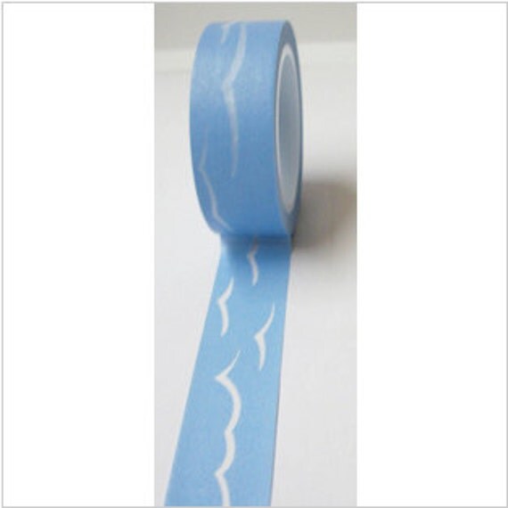 Blue Sky w/ Birds-- Washi Tape -- Il_570xn