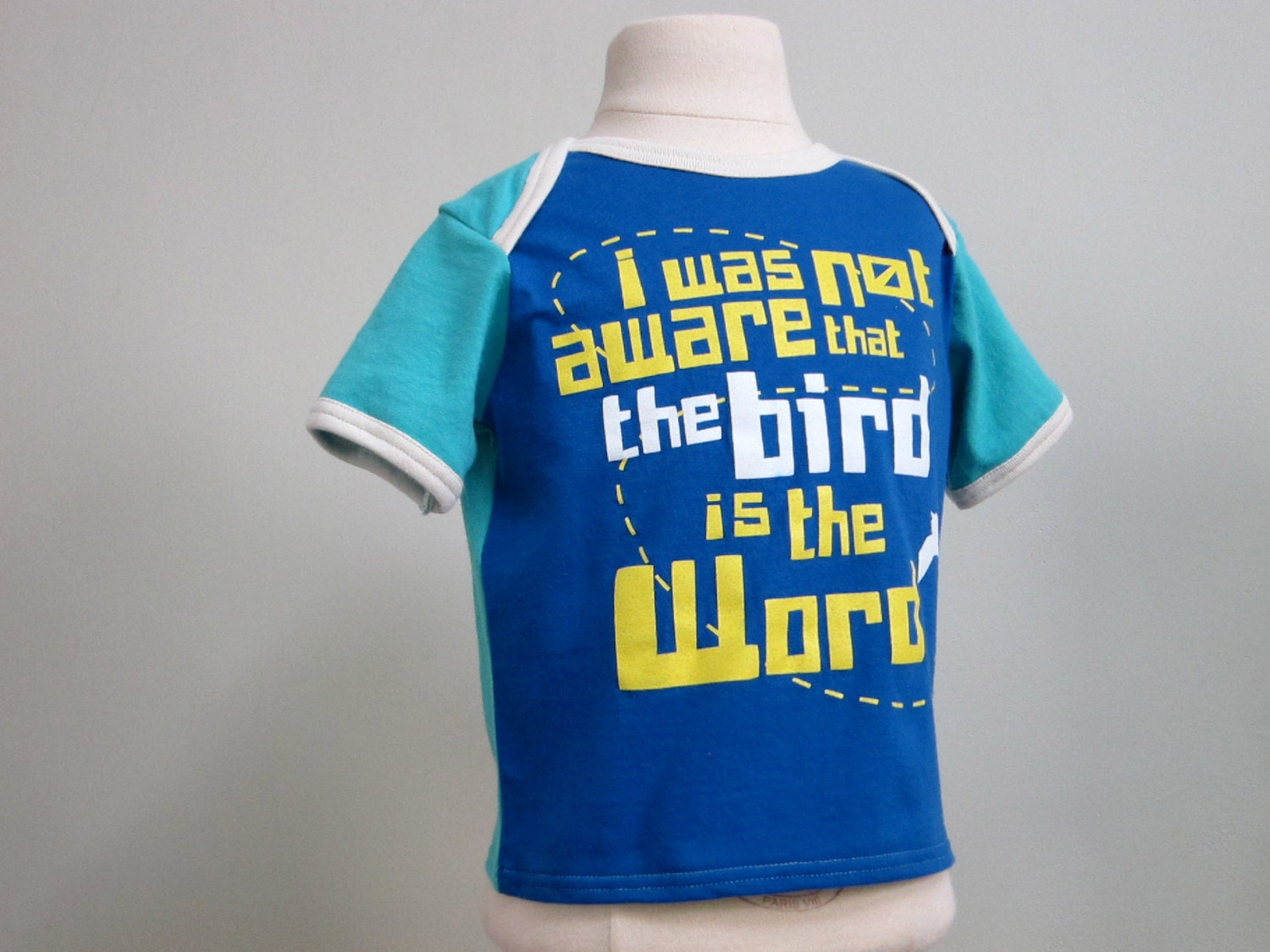 The Bird is the Word short sleeved kid t shirt