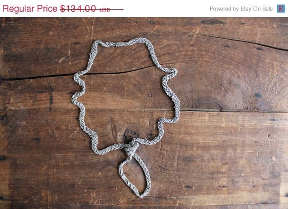 SALE 25% OFF 1920s necklace / sautoir necklace / long flapper necklace